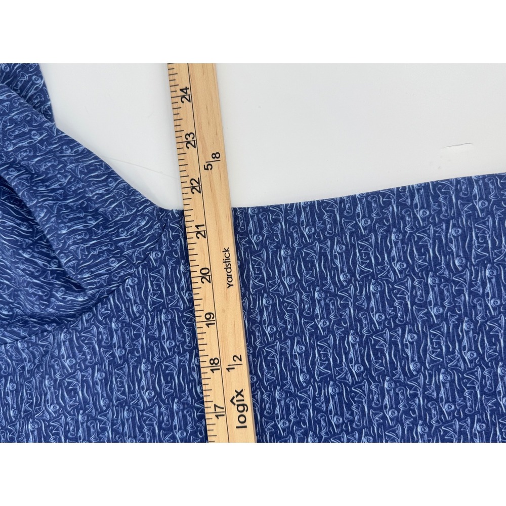 Peter Millar Seaside Mens Blue Sailboat Car Print Pima Cotton Polo MS22K85CS M - Picture 4 of 10